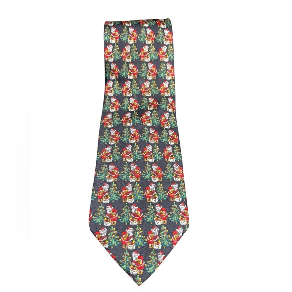 Vintage Santa Claus Christmas Tie